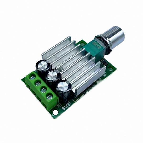 Justerbar 12V 24V PWM DC-motorhastighedsregulator til ventilatorer