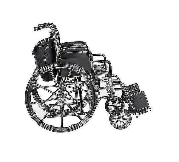 Kørestolstaske Rollatoropbevaring Hængetaske Armlæn Campingstol Organizer blue 18W*16H inches