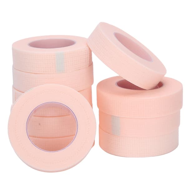 Podet Øjenvippe Isolationstape Åndbar Komfortabel Sensitiv Resistent Øjenvippeforlængelsestape 10 stk. Pink