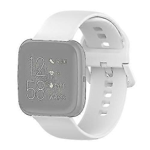 23 mm farvespænde silikone armbåndsrem til fitbit versa 2 / versa lite / blaze