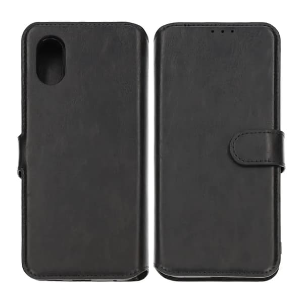 【03】Samsung Galaxy Xcover 7 Lompakkokotelo Magneetti Rvelon - Musta