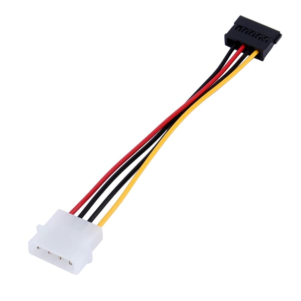 Ny 1 stk 4-Pin IDE til 15-Pin Serial ATA SATA Harddisk Strømadapterkabel
