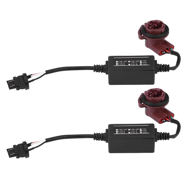 2st 3157A LED-dekoderadapter Anti Hyper Blink Flash Felavbrytare Canbus Broms