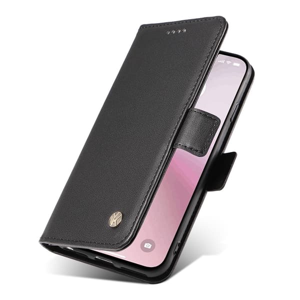 【03】YIKATU Til iPhone 16e Mobilcover - Sort Svart black