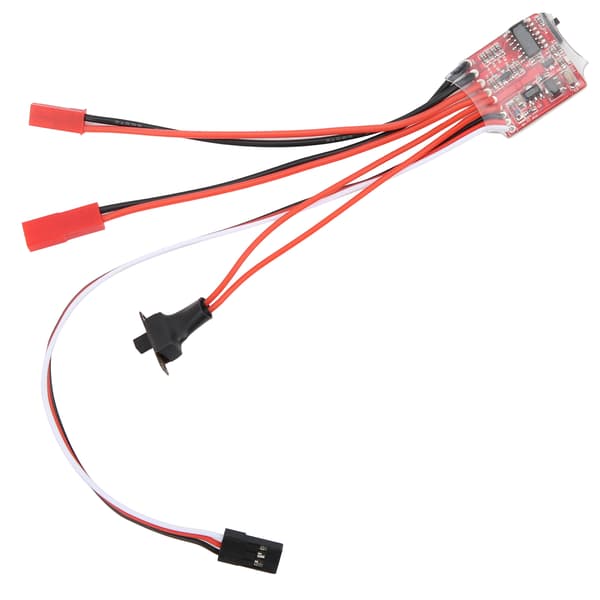 20A ESC 2KHz Framåt Bakåt Elektronisk Hastighetsregulator med Broms för RC Bil Båt Modell Borstad ESC