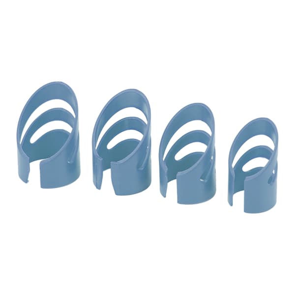 4 st Gitarr Fingerskydd Fingerspets Skydd Instrument Tillbehör Set Kit för Bas Banjo Blå
