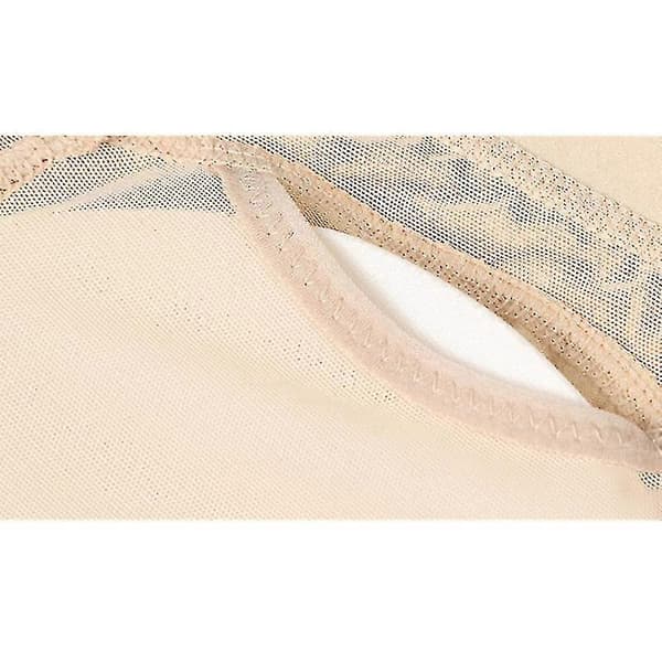 Vadderade rumplyftare trosor höftförstärkare shapewear kroppsformare magkontroll trosor underkläder BEIGE 2XL