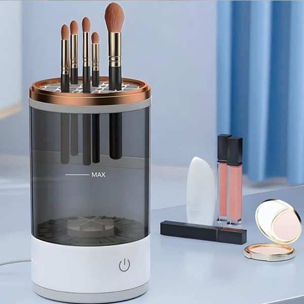 【03】Automaattinen meikkisiveltimen puhdistaja ja kuivaaja, monivärinen multicolor