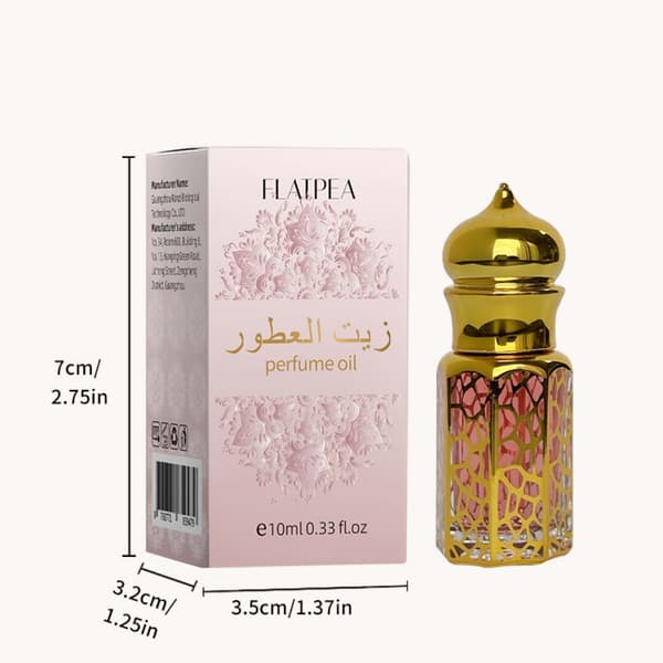 Arabisk roll-on parfymdripstick. Alkoholfri. Blommig gourmanddoft. Långvarig doft. Bärbar.