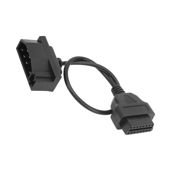 40 cm/15,7 tommer 7-benet OBD1 til OBD2 OBDII 16-benet diagnostisk scanneradapterkabel, der passer til Ford