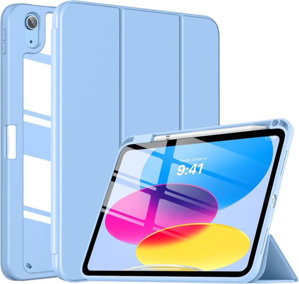 【03】iPad 11 (2025) Protective Case with Pen Holder, Slim Design & Auto Wake/Sleep blue blue iPad(A16)11 11（2025)
