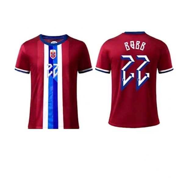 Norge landsholdsfodboldtrøje nr. 22 Bobb 150 150