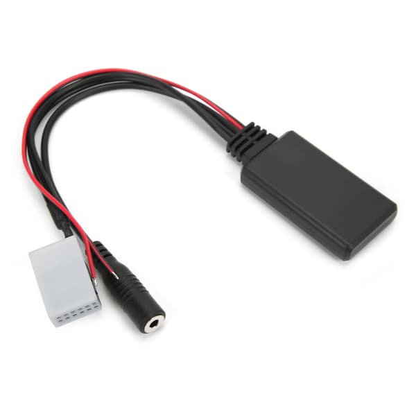 12Pin Bilradio RD4 Bluetooth Musik AUX Telefonsamtal Handsfree MIC Adapter Passar Peugeot