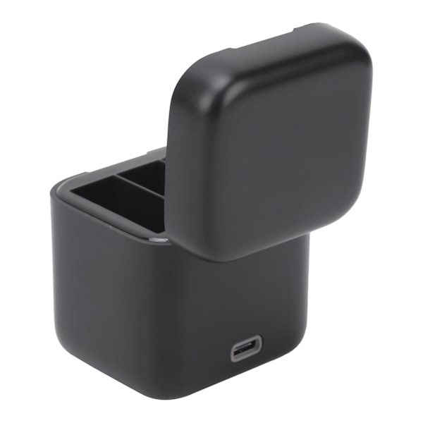 TELESIN 3-kanals batterioplader Batteriopbevaring Opladningsetui Boks til GoPro Hero 9