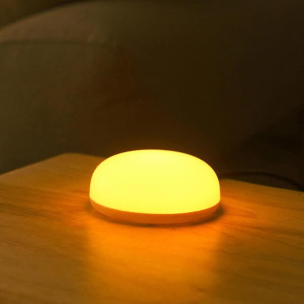 Natlampe til babyfodring og søvnbeskyttelse med borddesign Yellow