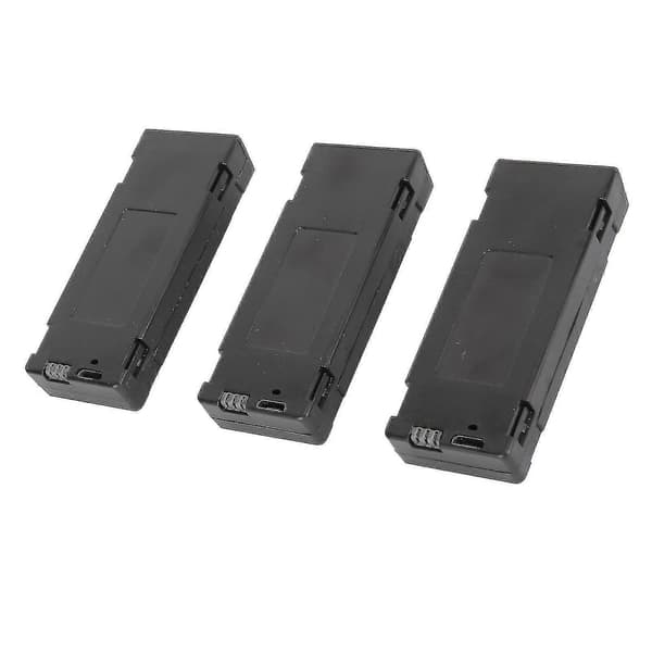 3 stk. 2600mAh 3,7V genopladeligt dronebatteri til E88 Quadcopter Drone Lithiumbatteri 2600mAh