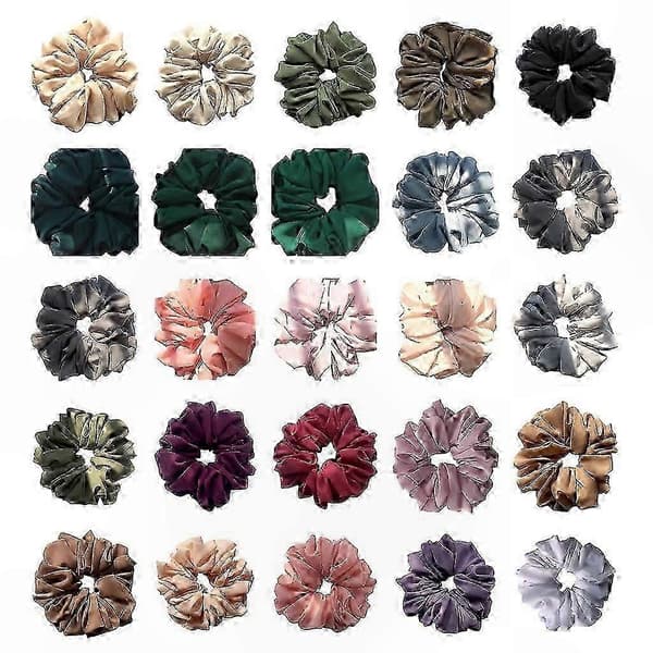 Hårelastikker til kvinder - Stilfulde scrunchies og hårbånd til hverdagsbrug Color 10