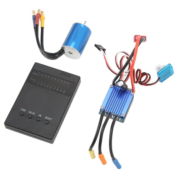 2435 4500KV Børsteløs Motor Programmeringskort 25A Børsteløs ESC til 1/16 1/18 RC Bil