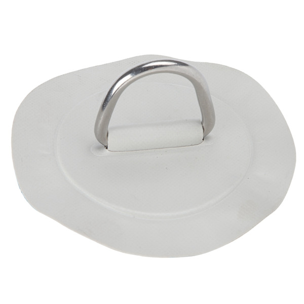 6in D Ring Pad Patch PVC Rustfrit Stål til Oppustelig Båd Flåde Kajak Kano Surfbræt