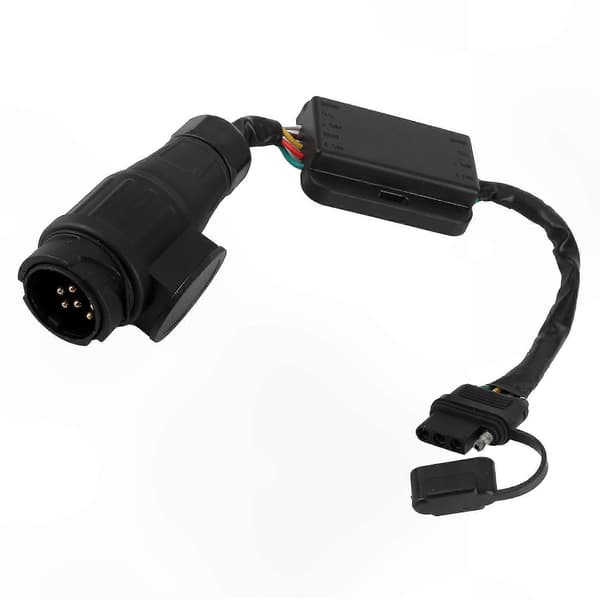 13-polet til 4-polet trailerlysadapter til europæisk til amerikansk kabelkonvertering Plug and Play-forbindelse
