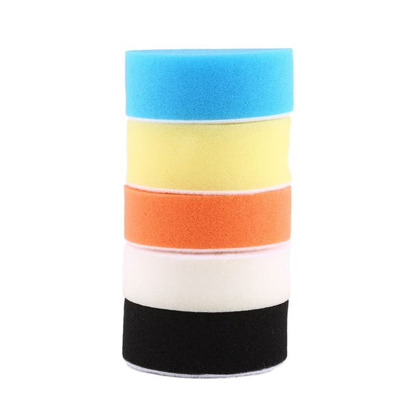 5 st 6\" Svamp Polering Vaxning Pad Kit Verktyg för Bil Polermaskin Buffer