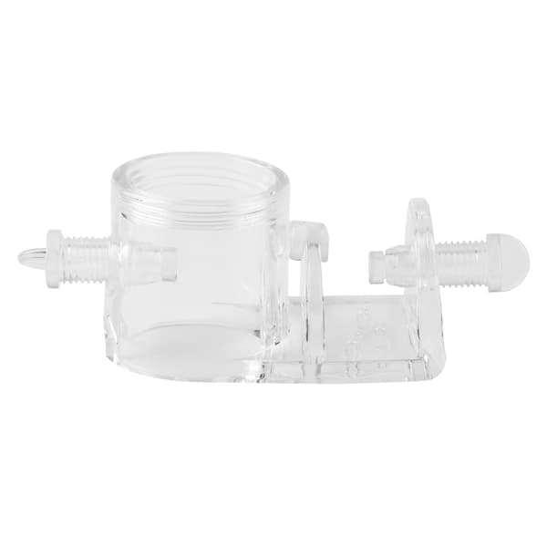 Akryl Akvarie Slangeklemme Tank Rørholder til 22 mm Dia Vandrør