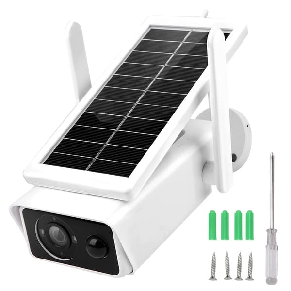 1080P Säkerhetskamera Solar Låg Effekt WiFi Videokamera IP66 Vattentät Nattvideoövervakare