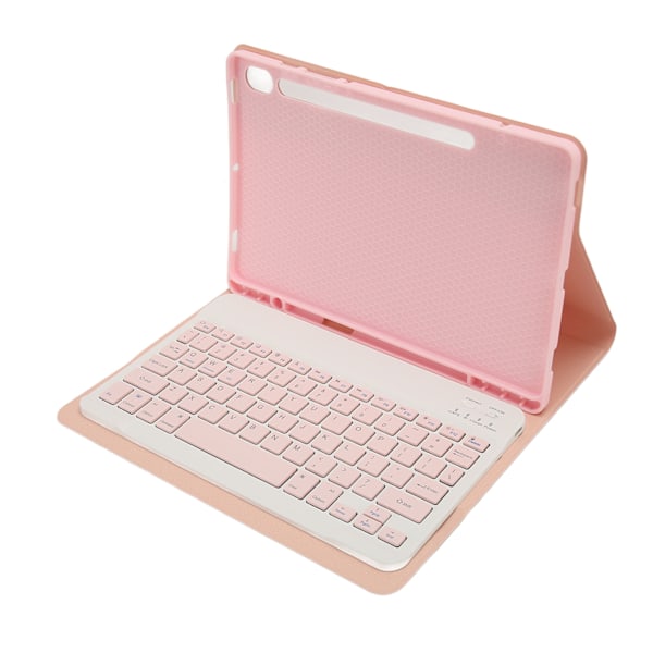 Tabletin näppäimistö BT-yhteys PU-nahkaa Tarkat leikkaukset Vedenpitävä langaton näppäimistö Tab S9 11 tuuman 2023 Pinkki