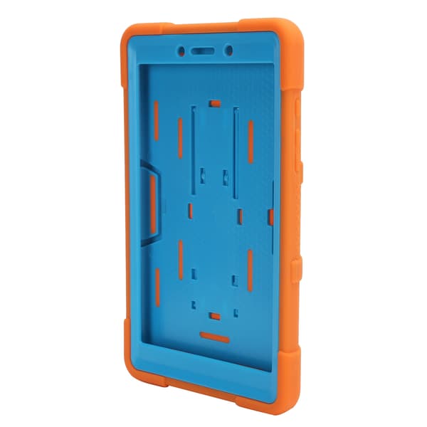 Tablet Etuier Blødt Lys Forskellige Farver Håndfri Beskyttelses Etui til Galaxy Tab A Computer Orange