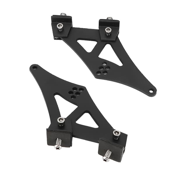 5\" Universal Bil CNC Aluminiumlegering Bakre Vinge Trunk Racing Tail Spoiler Ben Fästen