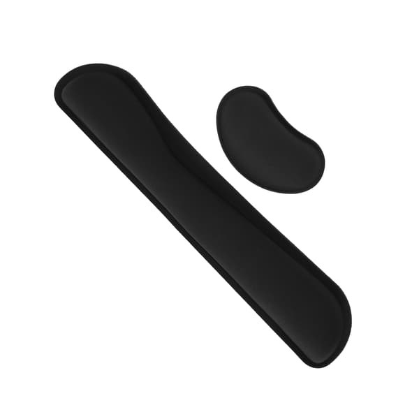 Håndledsstøtte Memory Foam Ergonomisk Skridsikker Musemåtte Tastatur Pude Støttesæt