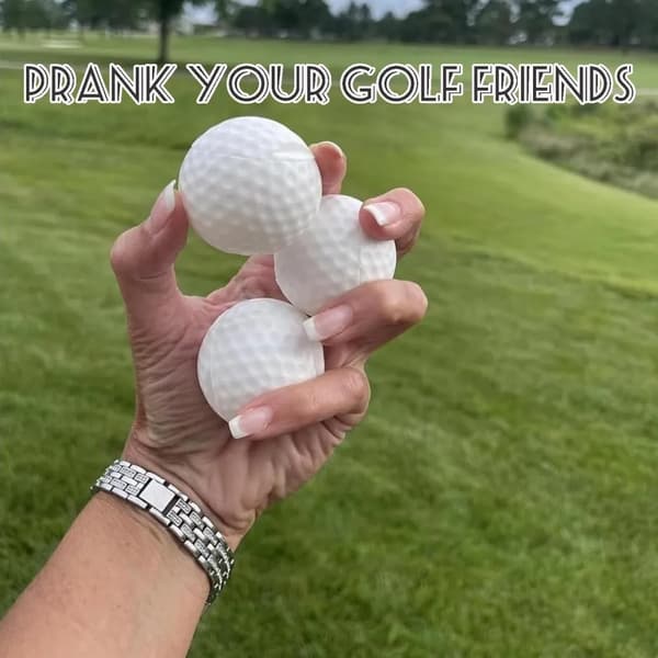 Golfpallon muotoinen shottilasi (3 kpl)