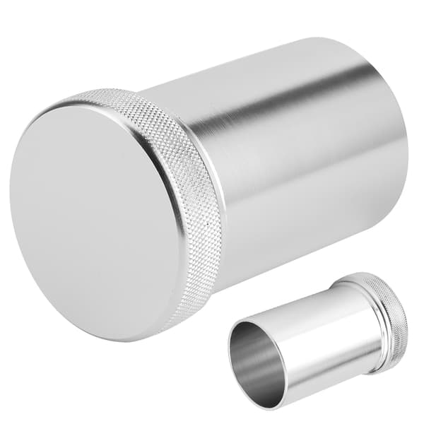 2in Aluminiumslegering Svejs På Påfyldningsstuds og Hætte Brændstoftank Dele Bil Ombygning Sølv