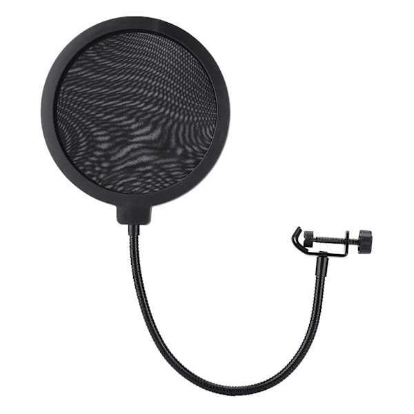 15,5 cm Diameter Pop up Filter Spray Hood Mikrofon Inspelningsstudio Pop Shield Mic Filter Mask