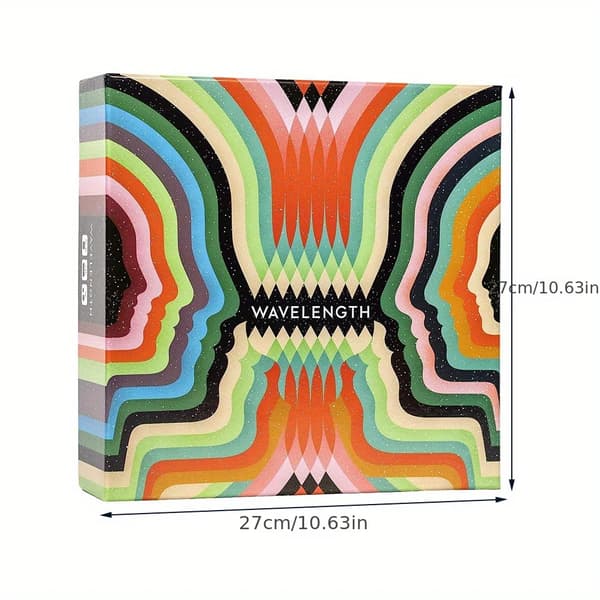 【03】Wavelength Telepathic Card Game Read Minds 2-12 Players Age 14+ CMYK Board Game