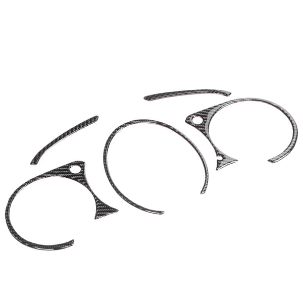 5st Kolfiber Instrumentbräda Panel Cover Trim Dekoration Passar Nissan 370Z Z34 2009‑2020