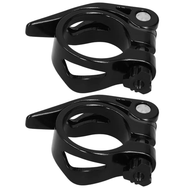 2 stk. 34,9 MM Mountain Road Bike Quick Release Sadelpind Klemme Rør Clip Tilbehør Sort