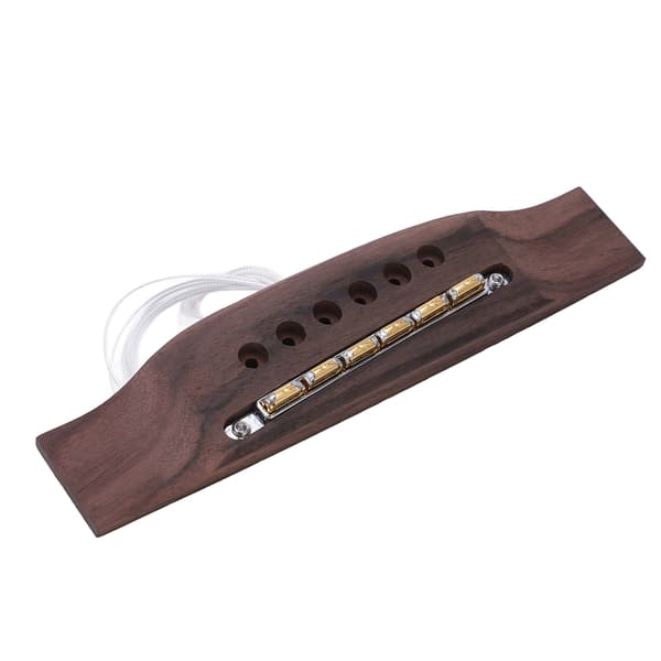 Piezo Pickup Aktiv Dynamisk för Akustisk Folkgitarr Stall Ljudhål Instrumenttillbehör
