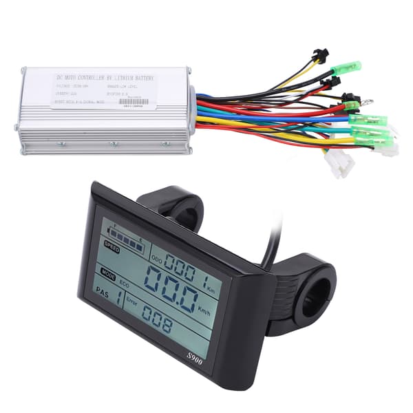 36/48V 500/750W Elektrisk Cykel Scooter Børsteløs Controller Kit med 9 Mosfet LCDS900 Meter