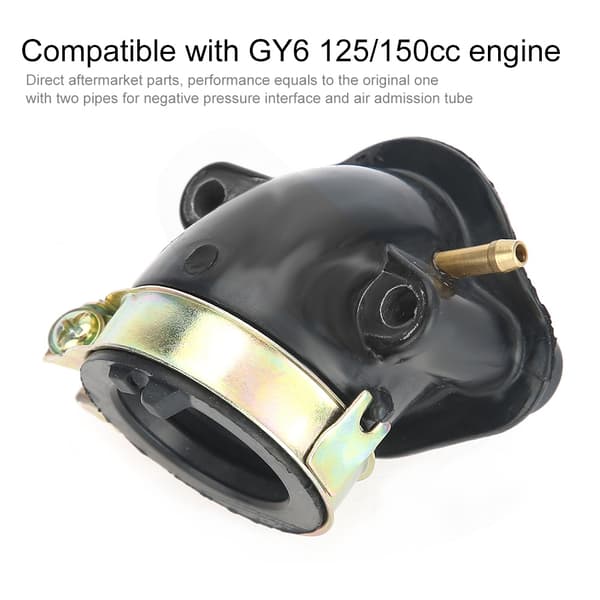 Karburator Indsugningsmanifold Røradapter til GY6 125cc 150cc Motor Scooter ATV