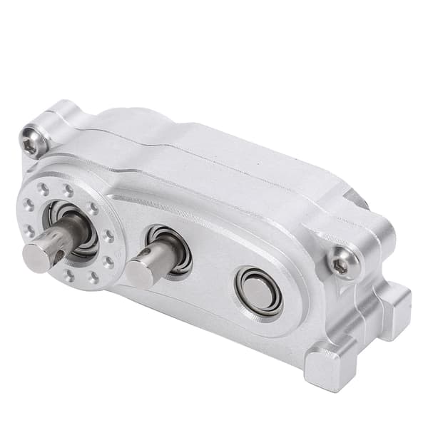 313mm Hjulbas Metallchassi Ram Transfer Case Ersättningsdelar Passar för 1/10 RC Crawler Bil Silver