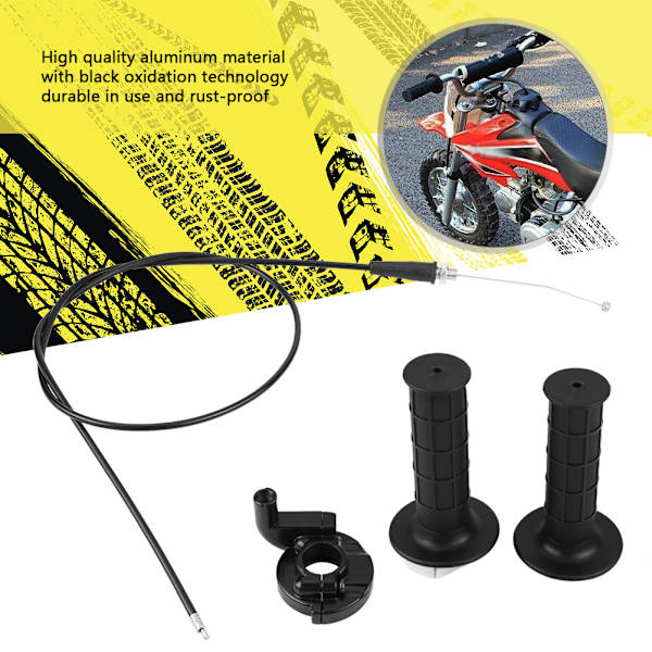 100cc Gaskabel Sæt til Honda XR50 CRF50F XR70 CRF70 1,3 Meter