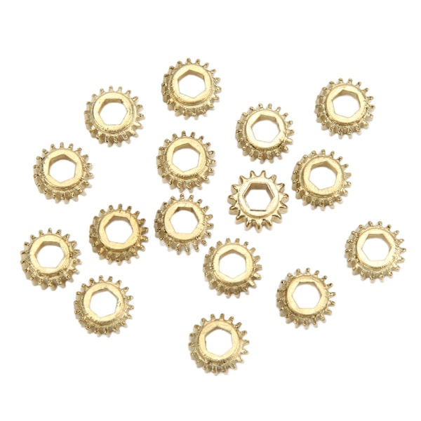 18 st Tuning Peg Gear Hex Hål Metall för Klassisk Gitarr Strängstämmare Ratio 1:18