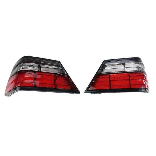 【03】1 par bil baglygte rød+røg kompatibel med E-Klasse W124 E 180 E200 1986-1995 A1248206164 A12482042 Edition 0716