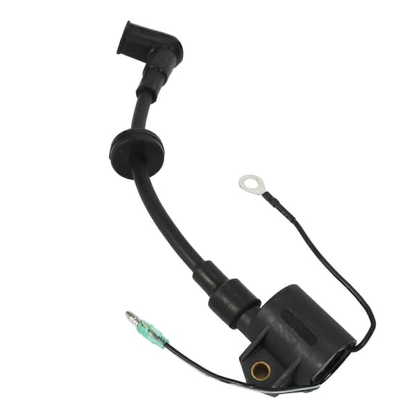 2X Tændspole til Yamaha 61N-85570-00, Tændspoleenhed til Hidea 2-takts 30HK bådmotor Musta