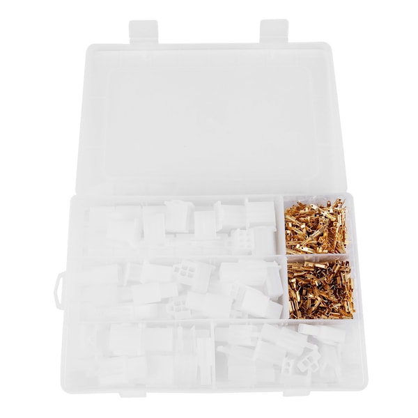 40 Set 2.8MM 2 3 4 6-vägs trådkontakter Hus Terminal Hona och Hane Kit Bil Motorcykel
