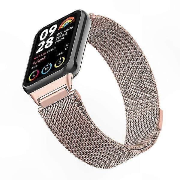 Magnetisk Milanese Loop-rem i rustfrit stål med stik til smart aktivitetsmåler Multicolor Style J