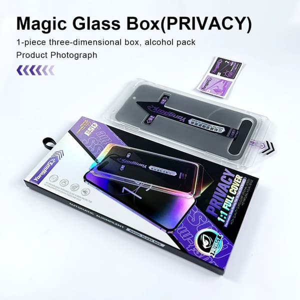【03】Täysin peittävä yksityisyyssuoja iPhone 13 Pro Maxille helpolla asennussarjalla