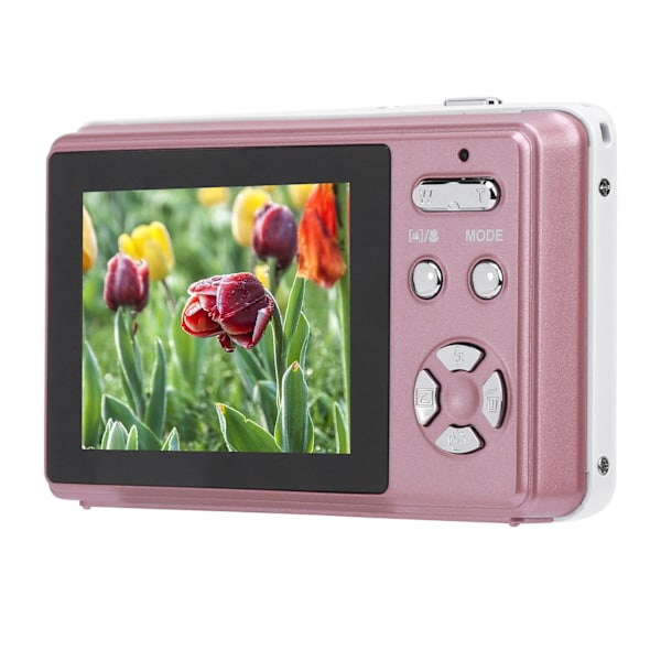 40MP Digitalkamera 2,4 tommer IPS-skærm Mini Videokamera med 16x HD Digital Zoom 32GB Pink