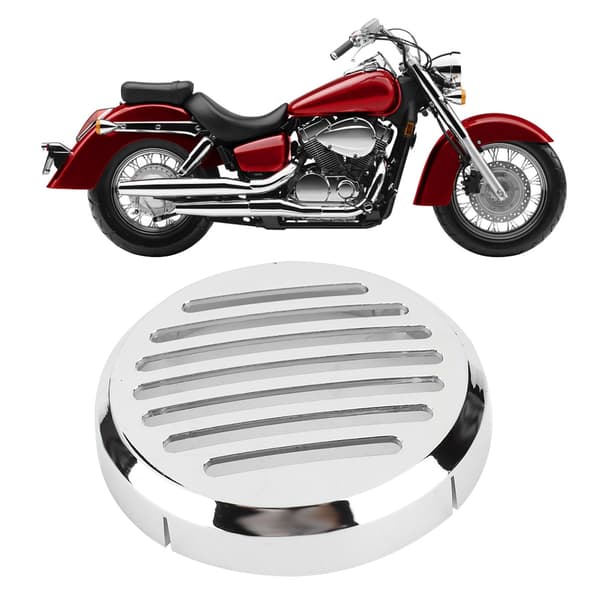 3.5 \" Krom Rund Hornkåpa Passar För Honda Cruisers Motorcykel Modifieringstillbehör